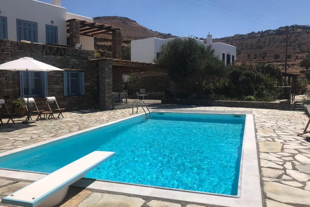Ligia  Sunset Villa With Swimming Pool At Tzia מראה חיצוני תמונה